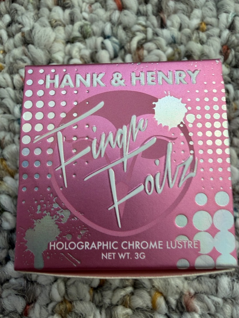 Hank & Henry Fingar Foulz Holographic Chrome Lustre Eyeshadow - Pink